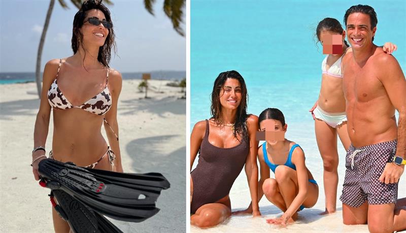 Federica Nargi con Alessandro Matri e le figlie alle Maldive: le foto - Gossip.it