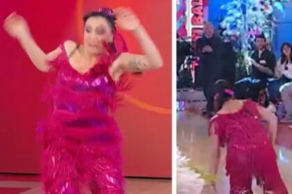 Pamela Petrarolo cade in diretta tv: Diaco interrompe tutto e la soccorre, ecco cos’è successo - Gossip.it