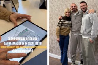 Andreas Muller e Veronica Peparini svelano l'enorme cabina armadio che avranno nella casa nuova, guarda - Gossip.it