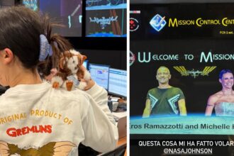 Michelle Hunziker ed Eros Ramazzotti con Aurora a Huston: tour privato alla Nasa, ecco come sono stati accolti - Gossip.it