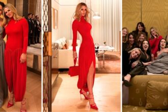 Michelle Hunziker festeggia l’ultimo compleanno da quarantenne con una super festa a Roma piena di volti noti: il look total red è pazzesco - Gossip.it