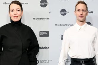 Olivia Colman e Alexander Skarsgard anticipano una storia d'amore non convenzionale alla première del Sundance di "Wicker"