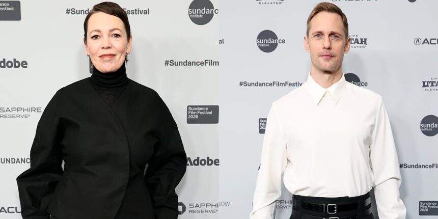 Olivia Colman e Alexander Skarsgard anticipano una storia d'amore non convenzionale alla première del Sundance di "Wicker"