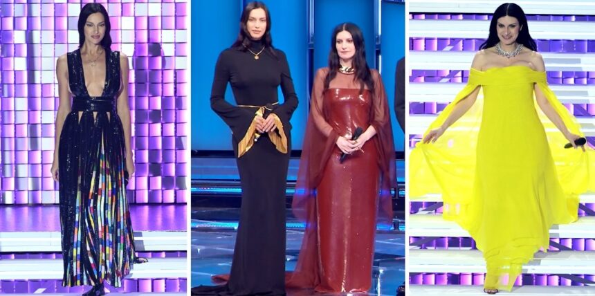 Laura Pausini colora i suoi look e Irina Shayk incanta l’Ariston: la terza serata di Sanremo 2026 fa centro con lo share - Gossip.it