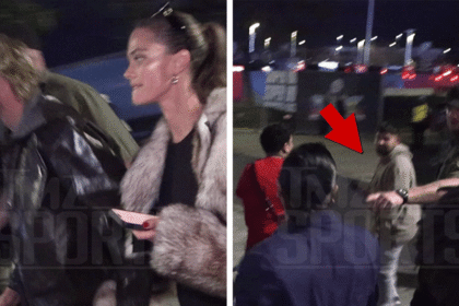 La guardia del corpo di Logan Paul spinge un fan troppo zelante al Super Bowl