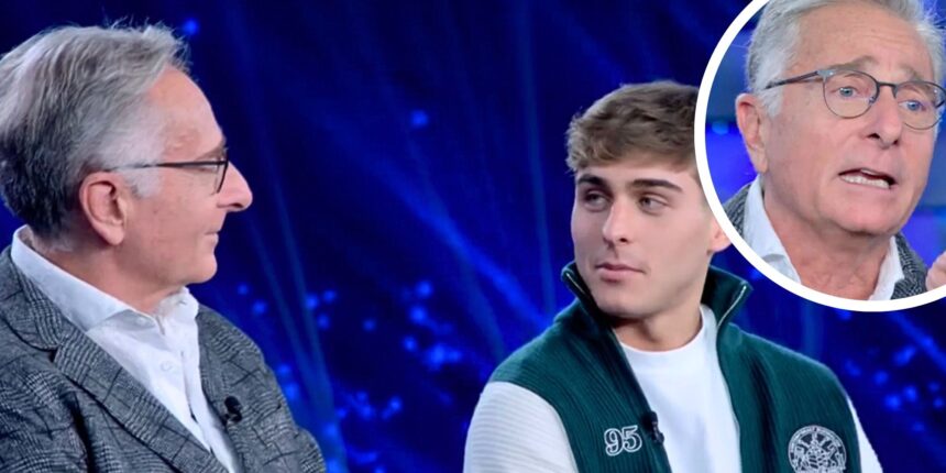 Paolo Bonolis in tv col figlio Davide che vorrebbe vederlo con una nuova compagna: ''Non vuole nessuno''. La replica del conduttore - Gossip.it