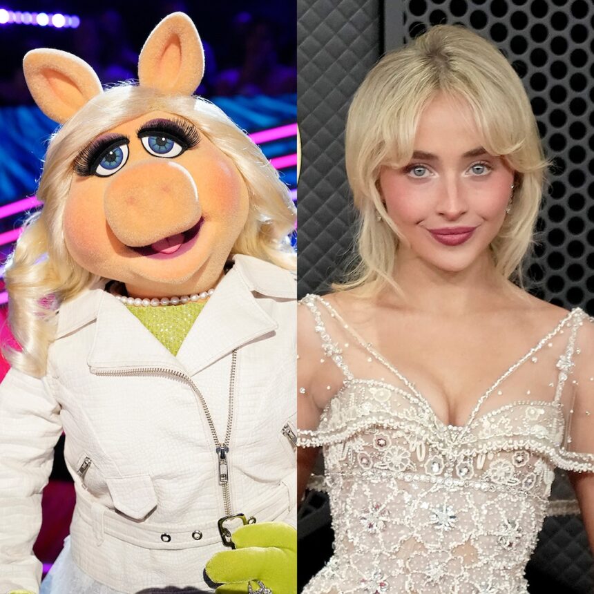 Sabrina Carpenter intimidita da Miss Piggy al Muppet Show