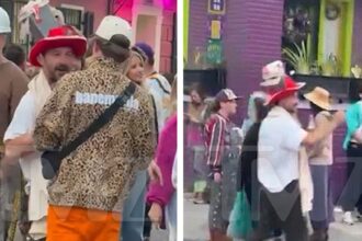 Shia LaBeouf celebra il Lundi Gras a New Orleans