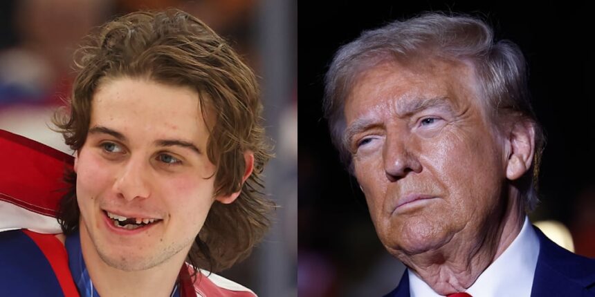 Jack Hughes reagisce alla reazione negativa sul commento della squadra di hockey femminile di Trump, conferma di essere "eccitato" per la visita alla Casa Bianca