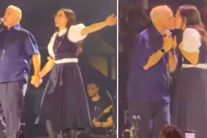 Aurora Ramazzotti sceglie un look particolare per cantare con il padre alla prima data del tour mondiale di Eros Ramazzotti: guarda - Gossip.it