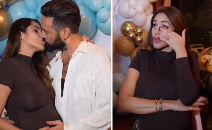 Delia Duran agli sgoccioli con la gravidanza e Alex Belli organizzano un super baby shower per il figlio Gabriel: guarda - Gossip.it