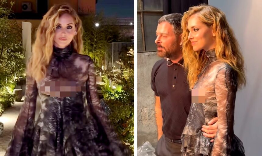 Chiara Ferragni alla Milano Fashion Week: trasparenze audaci e seno in mostra - Gossip.it