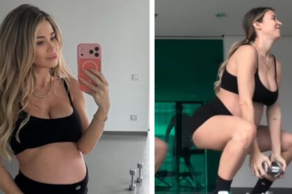 Diletta Leotta incinta di 28 settimane sfoggia il suo pancione in palestra: super allenamento - Gossip.it