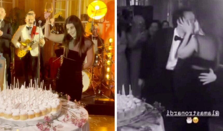 Alessandra Mastronardi festeggia 40 anni a Roma col nuovo fidanzato: le immagini della festa - Gossip.it