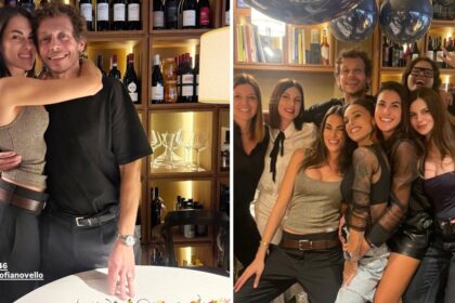 Valentino Rossi festeggia 47 anni con una grande cena insieme a Francesca Sofia Novello e gli amici - Gossip.it