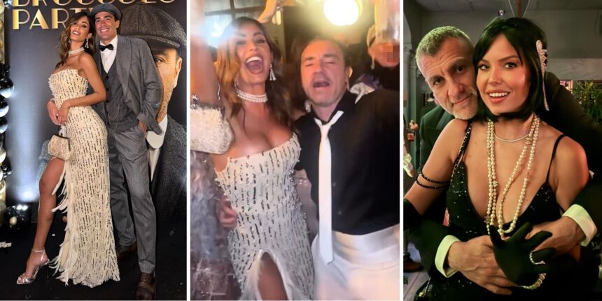 Festa vip a tema Grande Gatsby per i 50 anni di Brocchi: Nargi e Matri, Caracciolo e Vieri, chi c’era e i look - Gossip.it