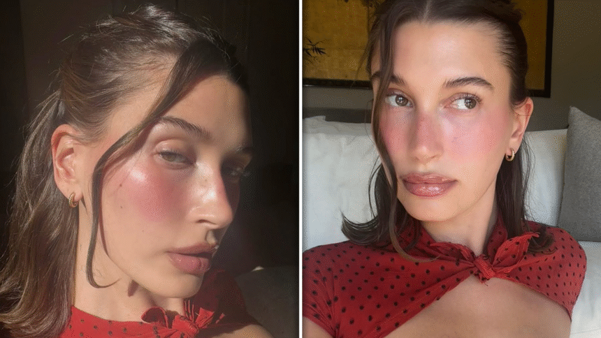 Hailey Bieber posa per selfie sexy in nuove succulente trappole per la sete delle labbra