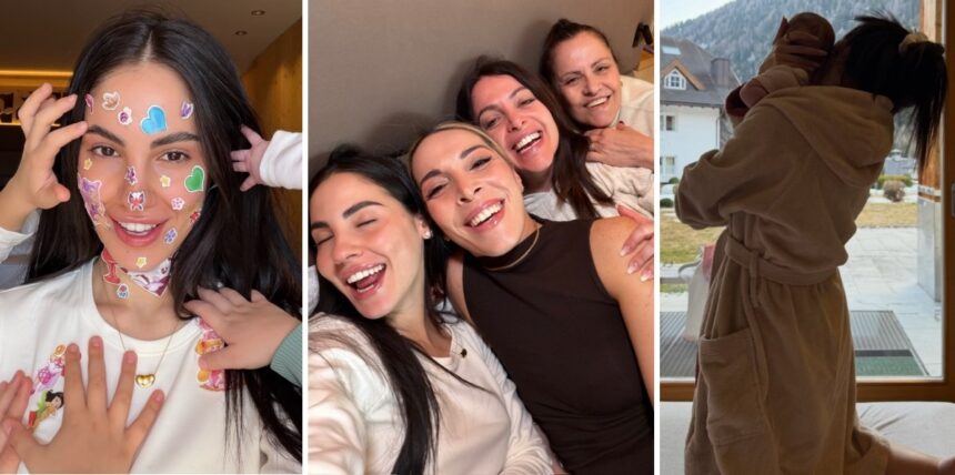 ''Per farvi capire il livello di esaurimento raggiunto'': Giulia De Lellis rivela la vacanza in montagna con mamma, sorella, zia, cugina, figlia e nipotine, foto - Gossip.it