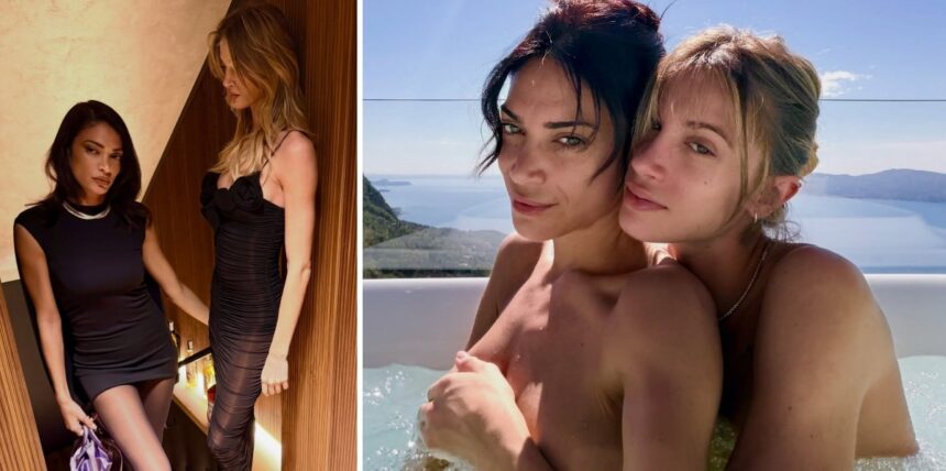 Elodie e Franceska Nuredini sempre più intime nella vasca idromassaggio col panorama mozzafiato alle spalle: foto - Gossip.it