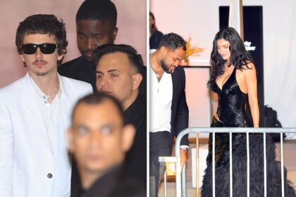 Timothée Chalamet e Kylie Jenner partecipano all'after-party degli Oscar dopo Tough Night