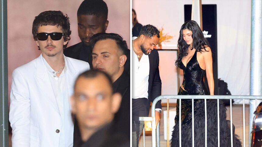 Timothée Chalamet e Kylie Jenner partecipano all'after-party degli Oscar dopo Tough Night