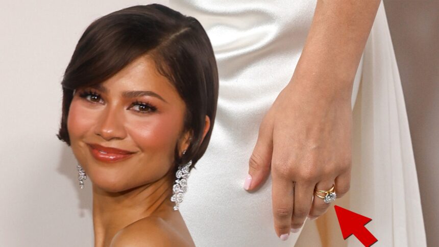 Zendaya mostra una possibile fede nuziale alla premiere di "The Drama".