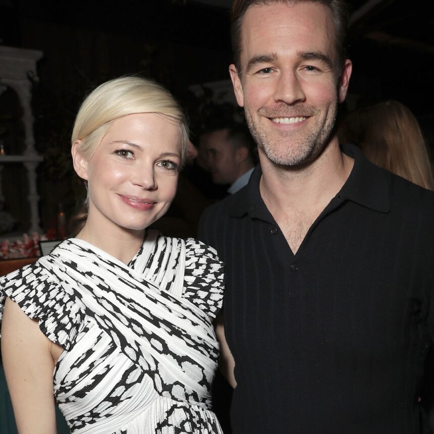 James Van Der Beek morto: tributo a Michelle Williams
