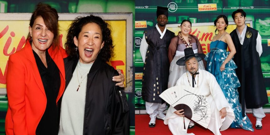 Sandra Oh e Nia Vardalos escono per supportare il celebrato revival sul palco di "Kim's Convenience"