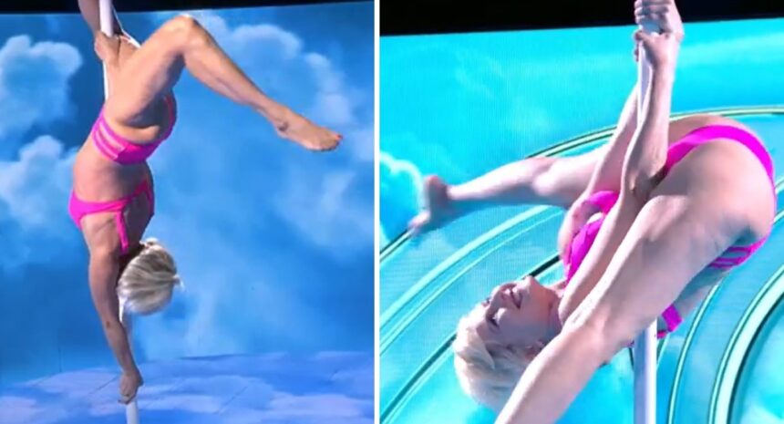 ''Ho paura di fare brutta figura'': Antonella Elia sfida gli uomini al GF Vip con la pole dance, guarda - Gossip.it