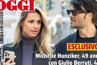 Michelle Hunziker e Giulio Berruti affiatati e intimi in centro a Milano: è nata una nuova coppia, foto - Gossip.it