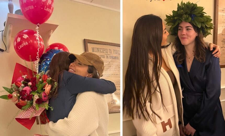 ''Sono così fiera di te'': Elettra Lamborghini festeggia la sorella 26enne Lucrezia che si è laureata, foto - Gossip.it