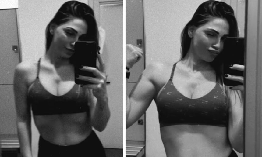 ''Carichi'': Anna Tatangelo a due mesi e mezzo da parto si allena in palestra con un fisico già al top, guarda - Gossip.it