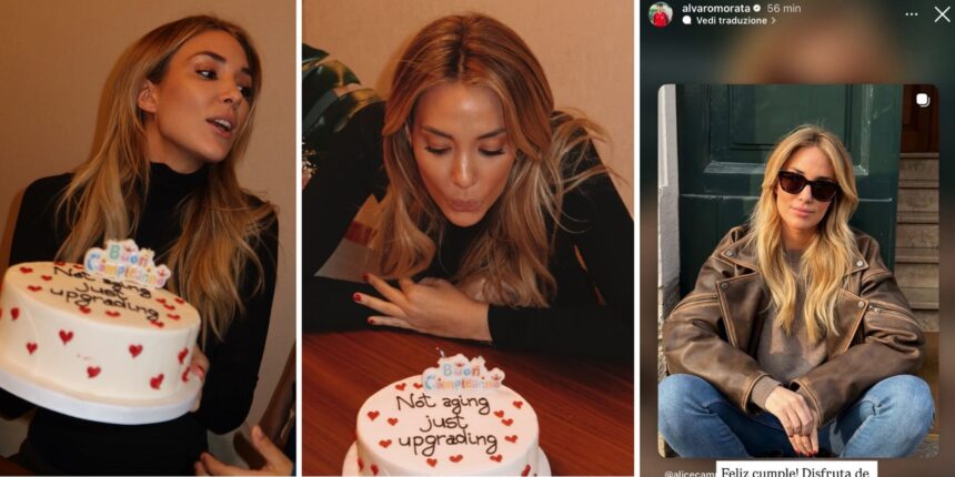 Alice Campello compie 31 anni: piccola festa in famiglia e la sorpresa degli auguri di Alvaro Morata, foto - Gossip.it