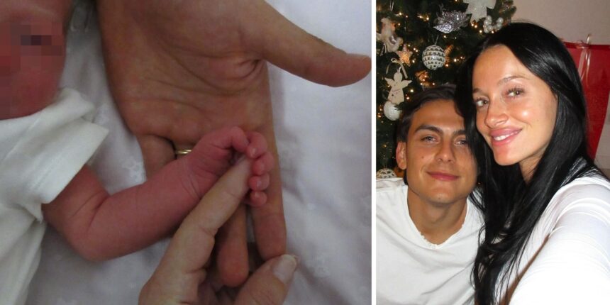 Nata la figlia del calciatore Paulo Dybala e della moglie Oriana: la prima tenera foto - Gossip.it