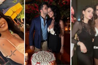 Antonella Fiordelisi festeggia il compleanno con amici vip e fidanzato, fa una sorpresa agli ospiti al ristorante - Gossip.it
