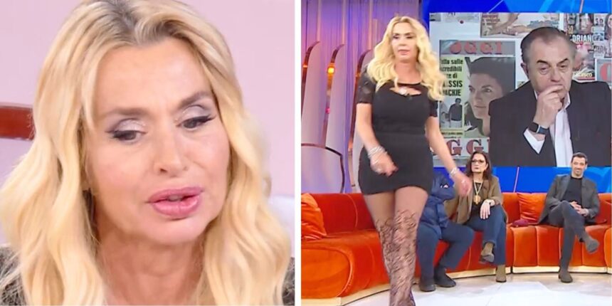''Mi ha fatto rabbia, ci ho pianto'': Valeria Marini in lacrime dalla Balivo, si alza in diretta per uscire dallo studio all’improvviso - Gossip.it