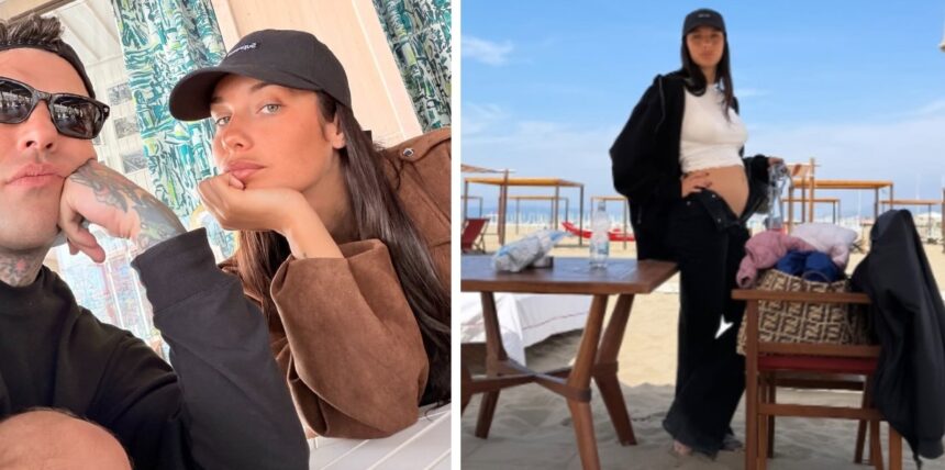 Fedez papà per la terza volta: la foto ufficiale del pancino della fidanzata del rapper - Gossip.it