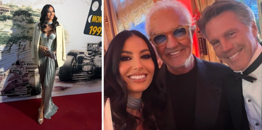 ''Tu sei una dea e meriti il meglio'': Elisabetta Gregoraci  con l’abito argento al Goodwill Ambassador Award Gala a Monte Carlo, guarda - Gossip.it