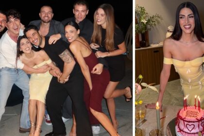 ''Stanca, stanca, stanca'': Giulia Salemi festeggia 33 anni con una torta con l’insolita scritta, party insieme a ex gieffini, foto - Gossip.it