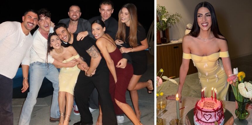 ''Stanca, stanca, stanca'': Giulia Salemi festeggia 33 anni con una torta con l’insolita scritta, party insieme a ex gieffini, foto - Gossip.it