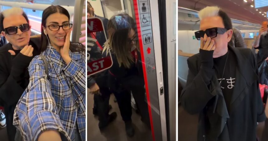''Oh che paura!'': Giulia Salemi e Cristiano Malgioglio bloccati nel vagone del treno, ecco cos’è successo - Gossip.it