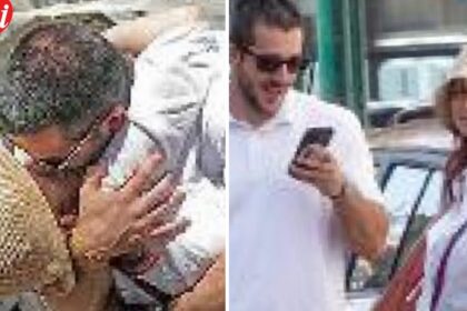 Andrea Delogu e Alessandro Marziali a Roma quando vedono il fotografo si scambiano ‘baci da film’: guarda - Gossip.it