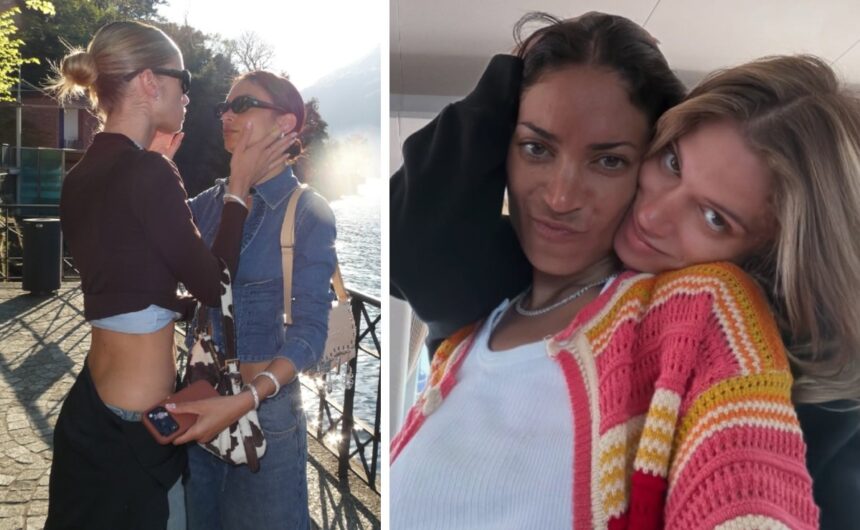 ''Amore mio'': Elodie e Franceska Nuredini inseparabili nel weekend con l’amica Diletta Leotta sul lago di Como, foto - Gossip.it