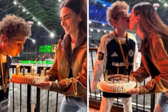 Melissa Satta celebra il ‘pre compleanno’ del figlio Maddox durante una partita della King League Italia - Gossip.it