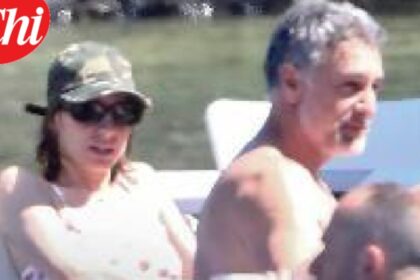 Raoul Bova porta Beatrice Arnera al lago: con i due anche i figli di lui, Alessandro e Francesco, foto - Gossip.it