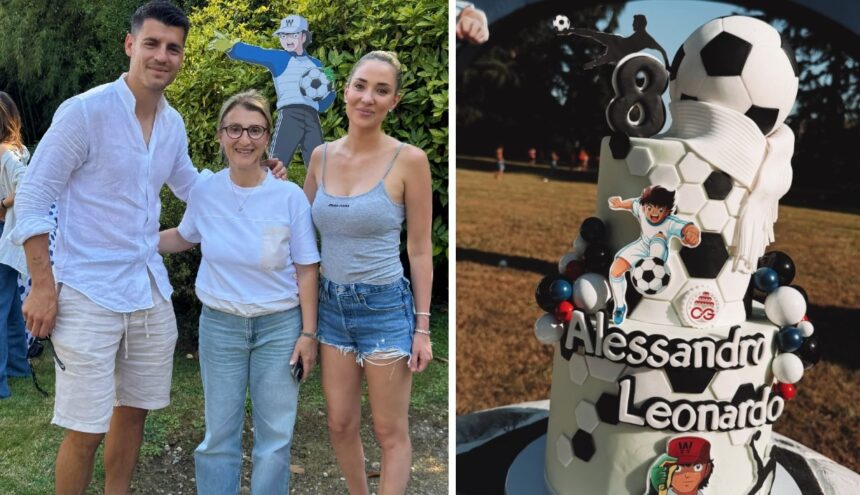 Alice Campello e Alvaro Morata di nuovo insieme per i figli: le foto della festa di compleanno - Gossip.it