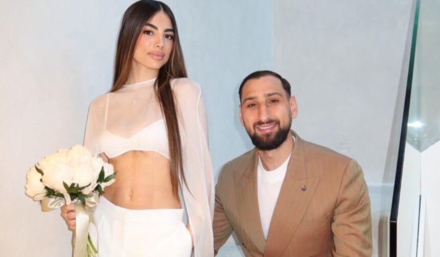 Gigio Donnarumma è andato a nozze a sorpresa con Alessia Elefante: le immagini le posta sui social - Gossip.it