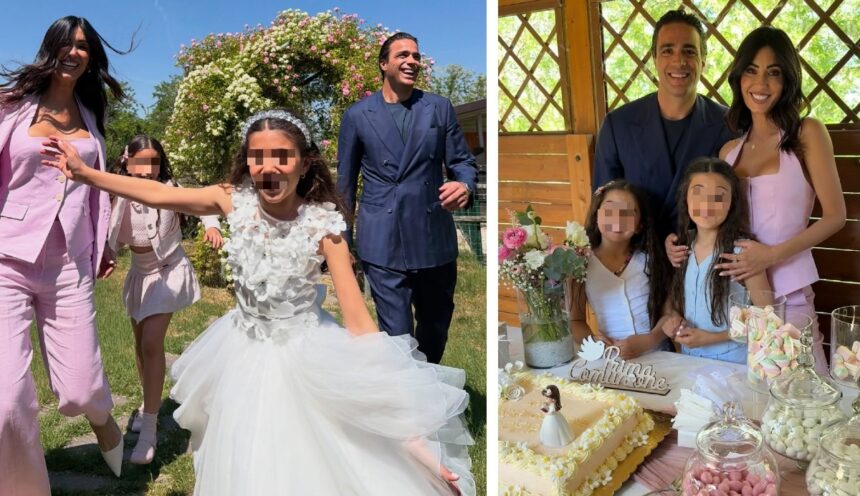 Federica Nargi e Alessandro Matri al settimo cielo per la Prima Comunione della figlia Sofia: foto - Gossip.it