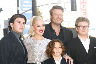 Gwen Stefani, Festa del papà di Blake Shelton con 3 bambini