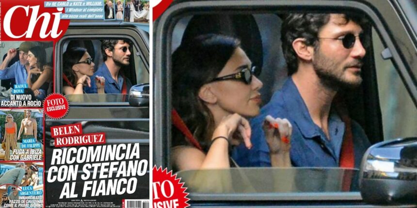 Belen Rodriguez ricomincia con l’ex Stefano De Martino: i due paparazzati in auto insieme, guarda - Gossip.it